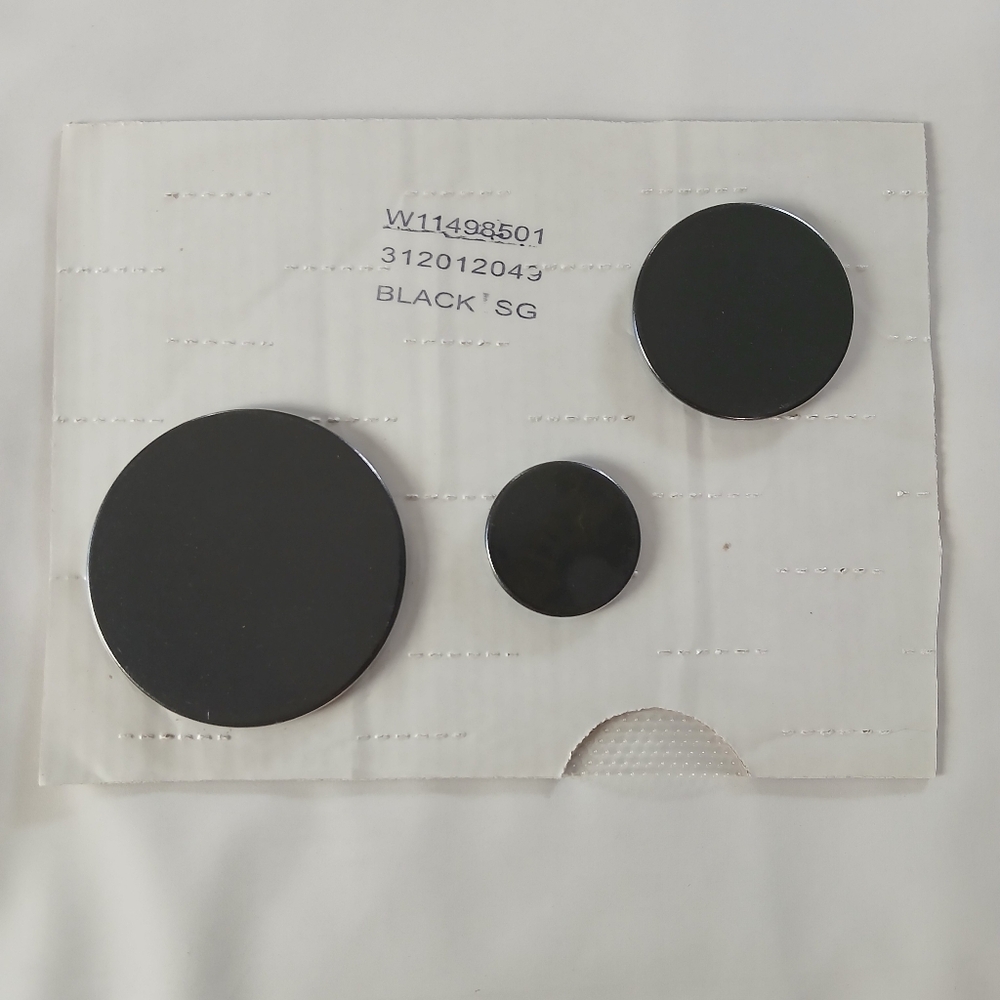 New Maytag OEM W11605764 Burner Caps Set